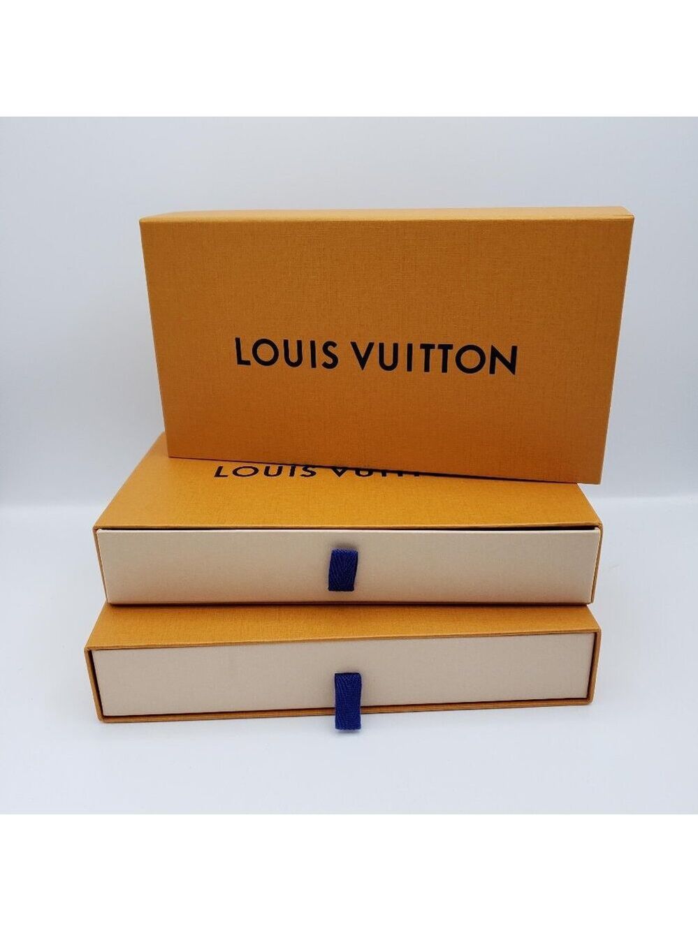 100% authentic Louis vuitton Set of 3 Boxes for Wallet & Pouches - Picture 2 of 11